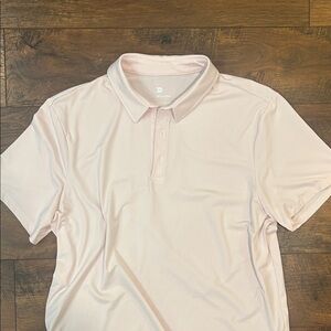 All in Motion Light Pink Short Sleeve Polo Shirt
